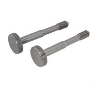 Lot de 2 supports de boulons en acier pour outil multifonction DTM51 18 V (partie 326409- et 327177-9) - Gris, longueur 55 mm, diamètre extérieur 1,8 cm, compatible avec