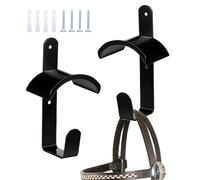 Lot de 2 supports de bridon - Support de bridon - Étagère de rangement pour harnais de cheval - Organiseur pour équipement d'équitation - Crochet de selle pour centre d'entraînement d'équitation
