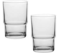 Lot de 2 supports de brosse à dents en verre dépoli/transparent de rechange pour support de brosse à dents mural, gobelet de rechange universel pour accessoires de salle de bain (transparent)