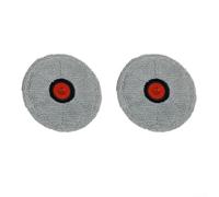 Lot de 2 supports de cadre de balai avec coussinets en microfibre attachés pour balai à franges Dream pour Matrix 10 Ultra (rouge)