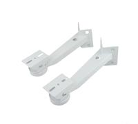 Lot de 2 supports de caméra d'extérieur fiables en alliage d'aluminium robuste avec fonctions étanches et angles réglables pour une surveillance efficace