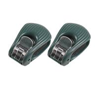 Lot de 2 supports de canne à pêche antidérapants, réglables en deux niveaux, portable - Support de canne à lancer avec fixation | Pour les pêcheurs avec pêche à la traîne, pêche à la flotte, surf