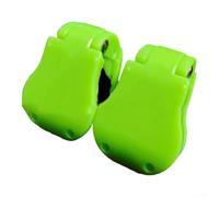 Lot de 2 supports de canne à pêche multifonctions avec verrouillage à ressort et mousse à mémoire de forme pour la protection des bâtons de mer, vert, orange, bleu, rose (vert)
