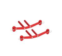 Lot de 2 Supports de carrosserie Avant et arrière en Alliage d'aluminium AR320407 Voitures RC 1/10 for AR-RMA 3S, for Granite et for Sen-Ton(Red 2Pcs)