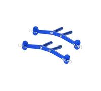 Lot de 2 Supports de carrosserie Avant et arrière en Alliage d'aluminium AR320407 Voitures RC 1/10 for AR-RMA 3S, for Granite et for Sen-Ton(Blue 2Pcs)
