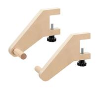Lot de 2 supports de chevalet de table en bois