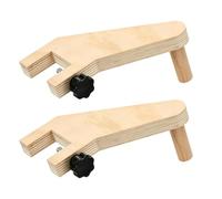 Lot de 2 supports de chevalet de table en bois