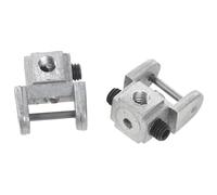 Lot de 2 supports de coupe à chantourner - Adaptateur sans broche - Supports supérieurs inférieurs pour le travail du bois sécurisé - Adaptateur de scie à métaux supérieure et inférieure