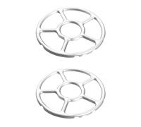 Lot de 2 Supports de Cuisinière à Gaz - Anneau de Connexion pour Wok, Support de Poêle, Étagère Auxiliaire - Accessoires et Ustensiles de Cuisine