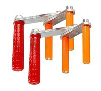 Lot de 2 supports de de plâtre réglables pour plaques de plâtre, outils de travail du bois pour la manipulation de matériaux en tôle, grandes panneaux, construction d'espaces, chantiers de