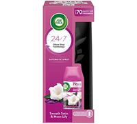 Lot de 2 supports de démarrage Airwick Freshmatic Max (noir) + recharge « Smooth Satin & Moon Lily » 250 ml