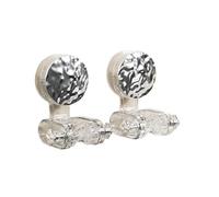 Lot de 2 supports de douche en matériaux robustes avec technologie d'aspiration avancée pour fixation murale sécurisée, support de douche réglable