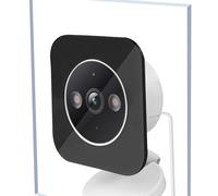 Lot de 2 supports de fenêtre pour appareil photo Tapo C120 - Sans perçage, support adhésif puissant, support en silicone antivol pour surfaces en verre, noir