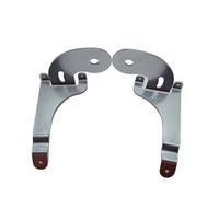 Lot de 2 supports de feux antibrouillard en acier inoxydable chromé compatibles avec BMW Mini 2001-2006 R50, R52 et R53 2001-2006 pour spots de montage de type boulon de 10 mm