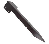 Lot de 2 supports de fixation d'angle pour dormeur de jardin 440 mm de long