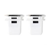 Lot de 2 supports de fixation de coussin de siège arrière pour Insignia A B Astra J K Crossland X pour Vectra C Adam Cruze Malibu Aveo Blanc Noir Plastique Clip de fixation