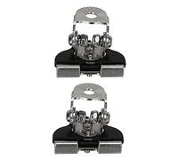 Lot de 2 supports de fixation en acier pour capot de voiture LED tout-terrain