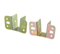 Lot de 2 supports de fixation en forme de U pour support de poutre centrale - Composants métalliques pour fixation et stabilité du cadre de lit (30 mm)