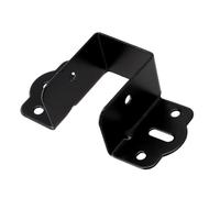 Lot de 2 supports de fixation en métal robustes en forme de U pour support de poutre centrale et stabilité du cadre (35 mm)