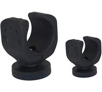 Lot de 2 supports de fixation magnétiques - Aimants puissants et pince flexible - Pour photographie, voiture, lampes de poche LED et autres objets similaires - 1 grand + 1 petit.