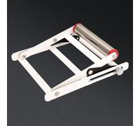 Lot de 2 supports de fixation modifiables en métal pour machines à découper - Réglable en hauteur de 55 à 135 mm - Support pliable pour établi de travail du bois - Support de rangement pour table