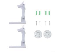 Lot de 2 supports de fixation murale compatibles avec TP-Link pour caméras de sécurité Tapo C200 C210 C220 TC70 C225 Kasa EC70 KC410S, support réglable à 180 degrés, pour mur ou plafond