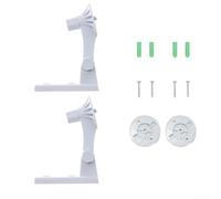 Lot de 2 supports de fixation murale pour caméra de sécurité TP-Link Tapo C200 C210 C220 - Réglable à 180 degrés - En plastique blanc