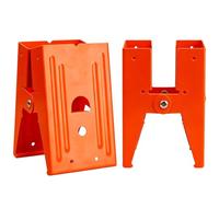 Lot de 2 supports de fixation pour chevalets en bois - Pour atelier, bricolage, table de loisirs, garage, entrepôt, sous-sol