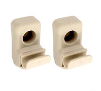 Lot de 2 supports de fixation pour pare-soleil de voiture OEM 735411088 - Remplacement direct pour montage simple durable Beige ABS intérieur pare-soleil fixation pour Grande Punto