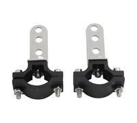 Lot de 2 supports de fixation pour phare de moto - Pour pare-chocs avant - Convient pour véhicules de chantier, voitures électriques, camions, bateaux