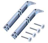 Lot de 2 supports de fixation pour porte de garage à rotation rapide inclus, pièces essentielles pour porte de garage et kit de quincaillerie