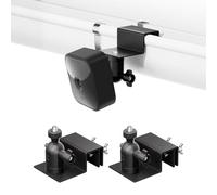 Lot de 2 supports de gouttière pour appareil photo All-New Blink Outdoor 4 (4ème génération) / (3ème génération) / Blink XT/XT2/Blink Mini/Blink Indoor Caméras - Réglable à 360° - Noir
