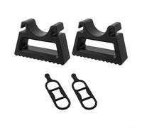 Lot de 2 supports de guidon de vélo à dégagement rapide pour stationnement inversé, support en plastique pour entretien de route VTT, convient aux barres de 29 à 34 mm avec sangles pour le nettoyage