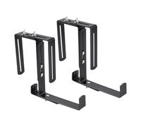 Lot de 2 Supports de Jardinière pour Balcon, Supports pour Jardinière, Support Plante Suspendues, Crochets Métalliques Réglables, Supports Suspension pour Accessoires de Clôture, Balustrades, Terrasse