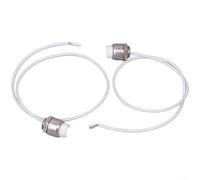 Lot de 2 supports de lampe R7S à double extrémité, support halogène de remplacement, haute fixation en métal pour connecteur de tube LED, luminaire de salle de bain, support de spot de cuisine, 35 mm