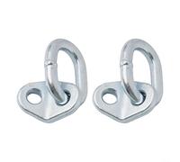 Lot de 2 supports de levage en acier forgé galvanisé résistant à la rouille
