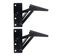 Lot de 2 supports de levage pliables à 80 degrés avec charnière à ressort pour canapé, charnières de rangement de meubles, matériel de charnière de rangement multifonction durable