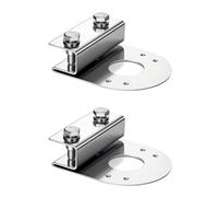 Lot de 2 supports de lumière en forme de pastèque droit - Support à clipser pour rail de cadre sous lueur, pour semi-camions et pickups, acier inoxydable 304