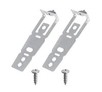 Lot de 2 supports de montage de rechange pour lave-vaisselle WD01X27759, support en acier anti-déformation compatible avec GE & Hotpoint GDF/GDT Series, pièces de rechange stables pour installation au