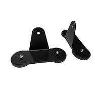 Lot de 2 supports de montage magnétiques avec base magnétique solide pour barre lumineuse de travail à DEL pour toit, pare-chocs, tracteurs, camion, voiture tout-terrain (noir)