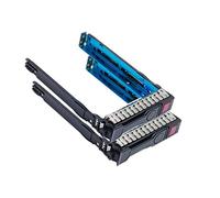 Lot de 2 supports de montage pour disque dur SSD 651687-001 651699-001 compatible avec HP Proliant ML310 ML350 DL360p DL380P DL160 DL120 SL230S Gen8 G8 Gen9 G9 avec vis de montage