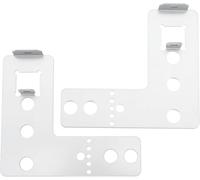 Lot de 2 supports de montage pour lave-vaisselle Bosch, Neff, Siemens - Code d'origine 00170664 - Kit de fixation de charnière de porte intégré