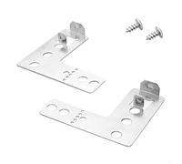 Lot de 2 supports de montage pour lave-vaisselle en acier galvanisé pour Gaggenau, Kenmore, Elite - Montage latéral et supérieur de rechange pour les numéros de pièces 170664, 00170664, BSH170664
