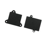 Lot de 2 supports de montage pour radio-commande sans balais | Paire en polymère noir avec trou de vis pour travaux manuels de remplacement