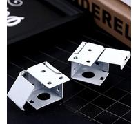 Lot de 2 supports de montage pour stores adaptés pour rail de tête et support d'extrémité conçus pour une utilisation à long terme