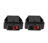 Lot de 2 supports de montage sur panneau 45 A 30 A 600 V pour station de charge EV, boîtier robuste pour boîte de rangement d'alimentation extérieure, boîtier PC V0 ignifuge avec contacts argentés