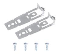 Lot de 2 supports de montage universels pour lave-vaisselle WD01X27759 avec vis, clips d'installation sous comptoir pour accessoires GE Hotpoint