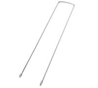 Lot de 2 supports de panier de vélo en acier, extra large, support avant pour vélos de 50,8 à 66 cm, accessoires de cadre de support de panier de vélo argenté (pour vélo de 61/66 cm)