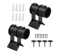 Lot de 2 supports de parasol en acier inoxydable très résistants, convient aux parapluies jusqu'à 5,1 cm, base de parasol de patio