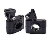 Lot de 2 supports de phare de moto, support de montage réglable pour feux de brouillard, support de fixation pour barre de sécurité de 1,8 à 3,2 cm pour VTT, UTV